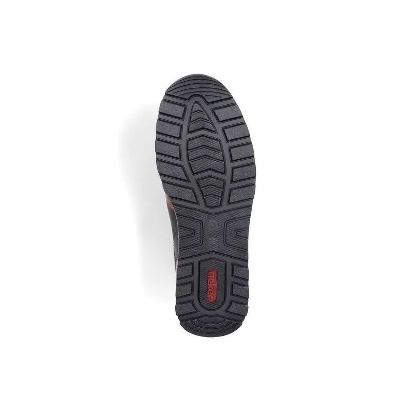 Basket cuir green/peanut Rieker 15131-90 green/peanut